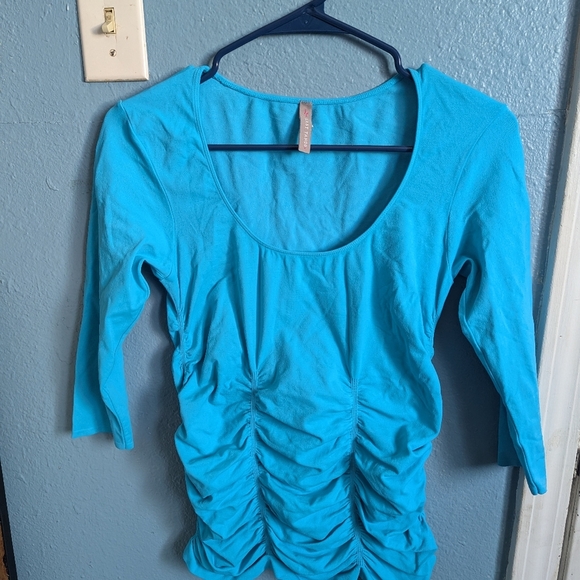 Las Tango Blue Women's Top - Picture 5 of 7